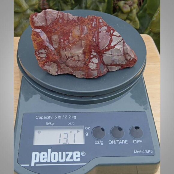 NOREENA jasper raw crystal mineral chunk 02 - Picture 8 of 8